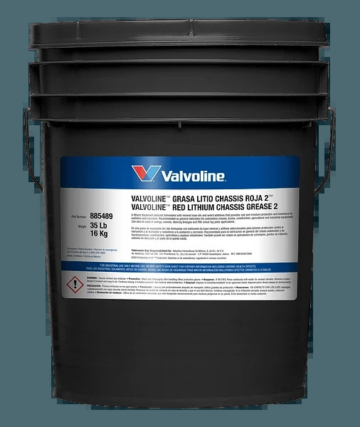 Valvoline Grasa Litio Chassis Roja 2